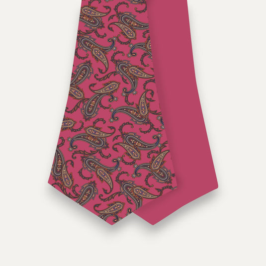 The Paisley Drift Cravat – Rosewood