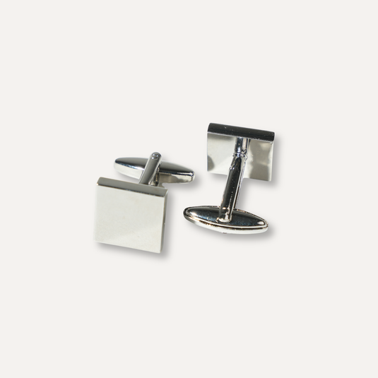 The Clean Slate Cuff Links – Silver