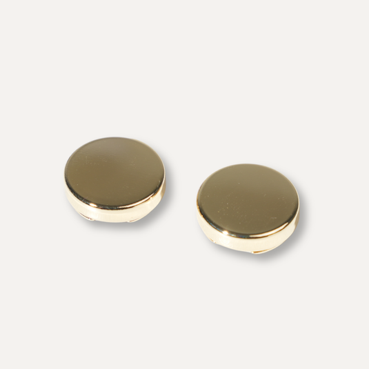 The Classic Disc Cuff Buttons – Gold