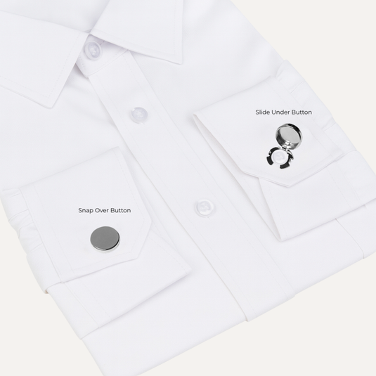 The Classic Disc Cuff Buttons – Gunmetal