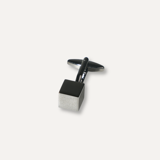 The Solid Form Cuff Links – Gunmetal