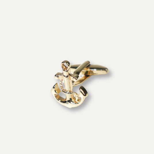 The Anchor Cuff Links – Gold