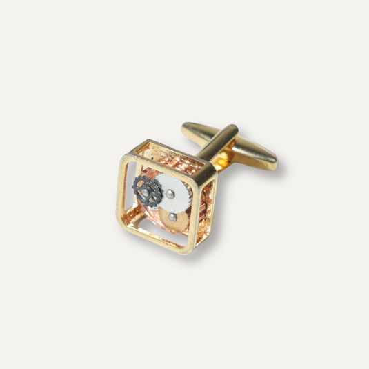 The Exposed Mechanism Cuff Links – Gold