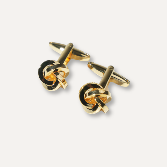 The Interlock Knot Cuff Links – Gold