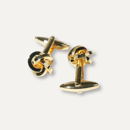The Interlock Knot Cuff Links – Gold