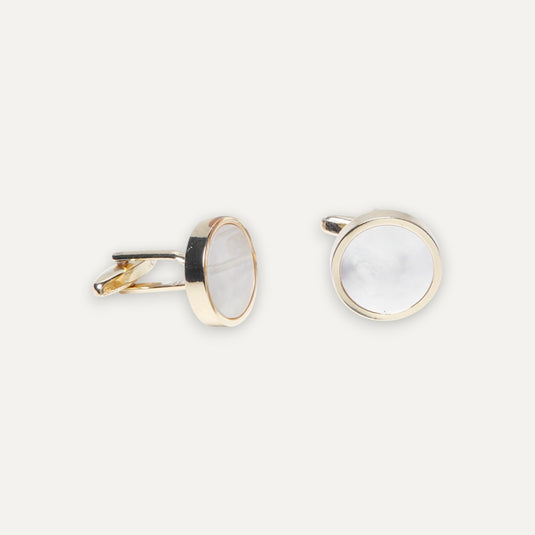 The Dress Stud Set – Mother of Pearl & Gold