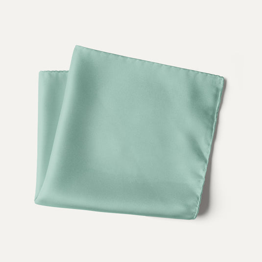 The Everyday Solid Pocket Square – Soft Mint