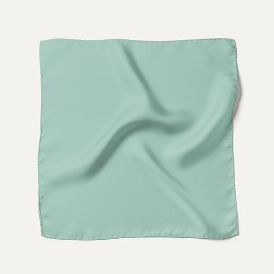 The Everyday Solid Pocket Square – Soft Mint