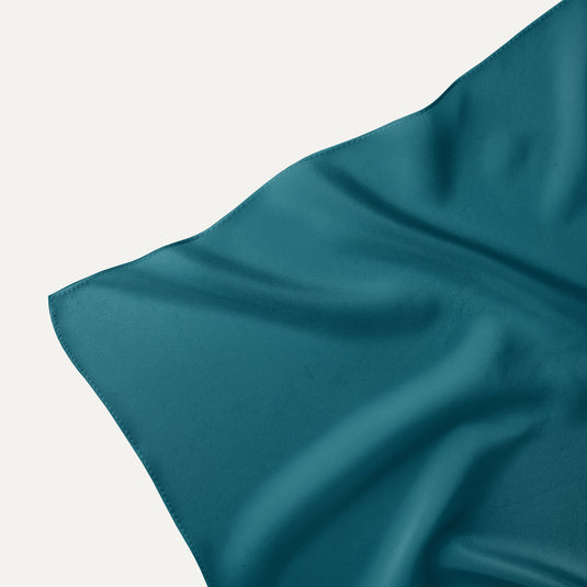 The Everyday Solid Pocket Square – Deep Teal