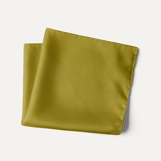The Everyday Solid Pocket Square - Olive