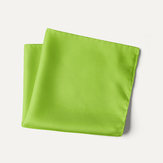 The Everyday Solid Pocket Square – Apple Green