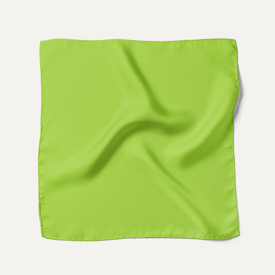 The Everyday Solid Pocket Square – Apple Green