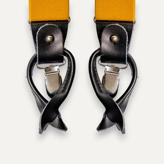 The Tailor’s Choice Suspenders — Amber Mustard