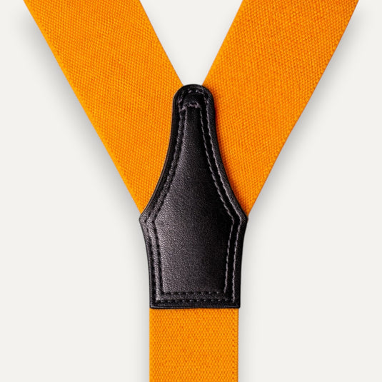 The Tailor’s Choice Suspenders — Amber Mustard