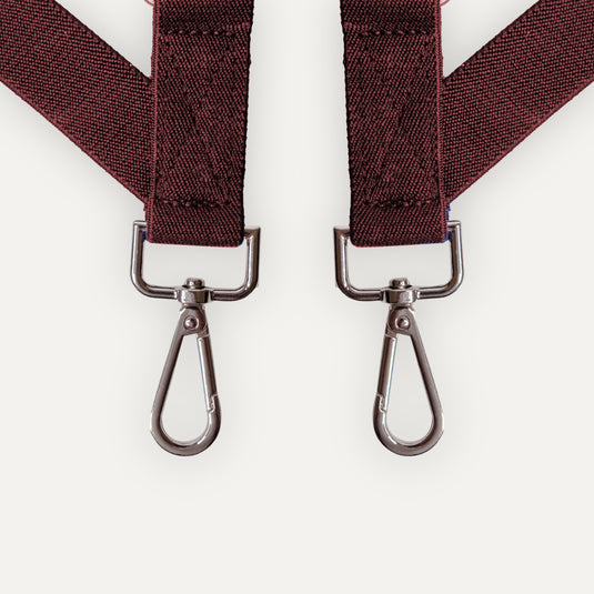 The Proper Brace Suspenders – Burgundy
