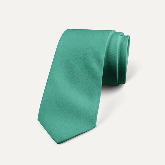 The Everyday Solid Silk Tie – Soft Mint