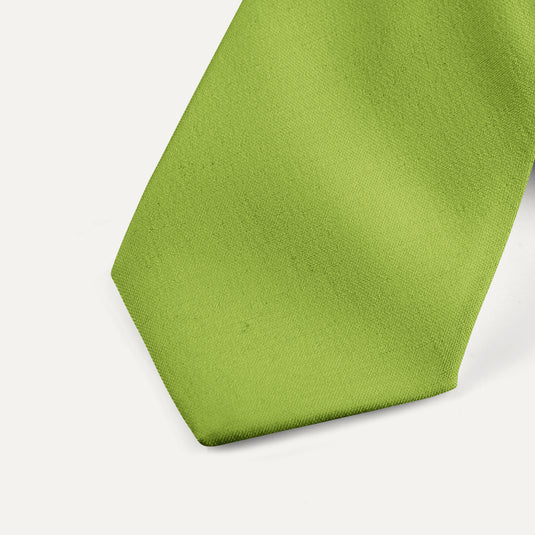 The Everyday Solid Silk Tie – Apple Green